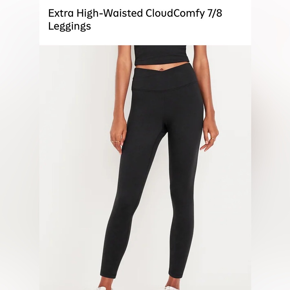 Women’s Old Navy Extra High-Waisted CloudComfy 7/8 Leggings